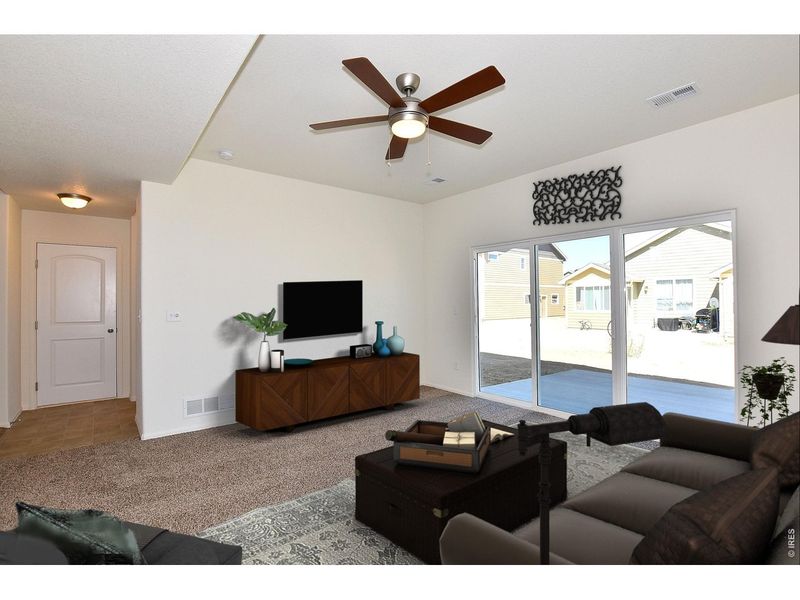 Furnished interior view inside a new home in , Greeley (Image 8).