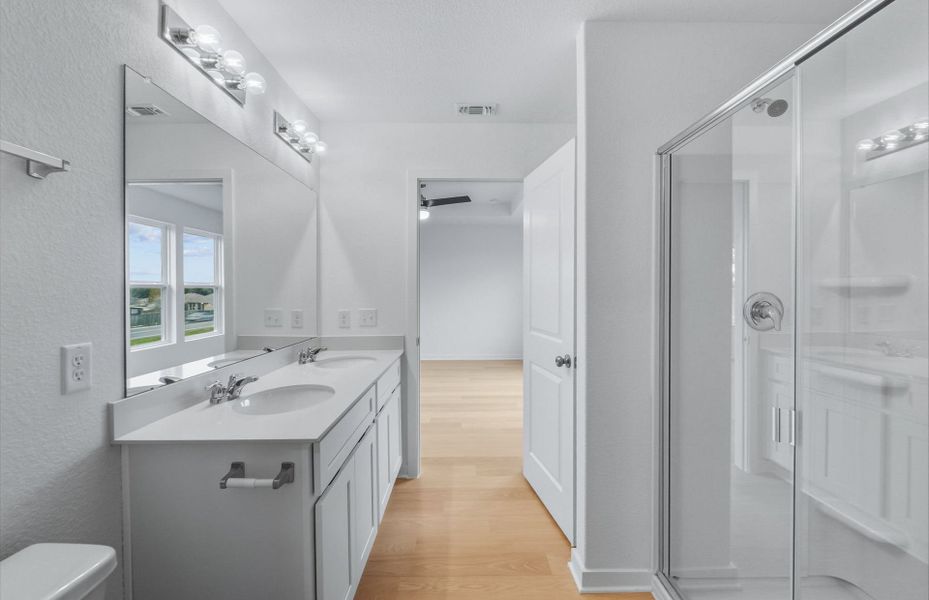 Furnished interior view inside a new home in Larson Crossing, Elgin (Image 11).