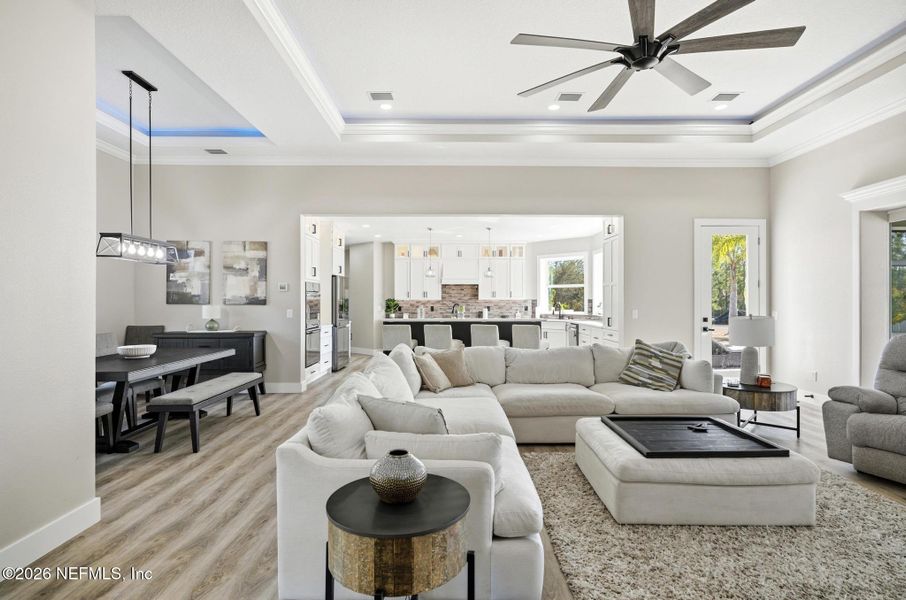 Furnished interior view inside a new home in , Palm Coast (Image 60). Furnished interior view inside a new home in , Palm Coast (Image 60).