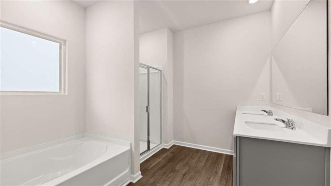 Furnished interior view inside a new home in WillowBrook, Winder (Image 10).