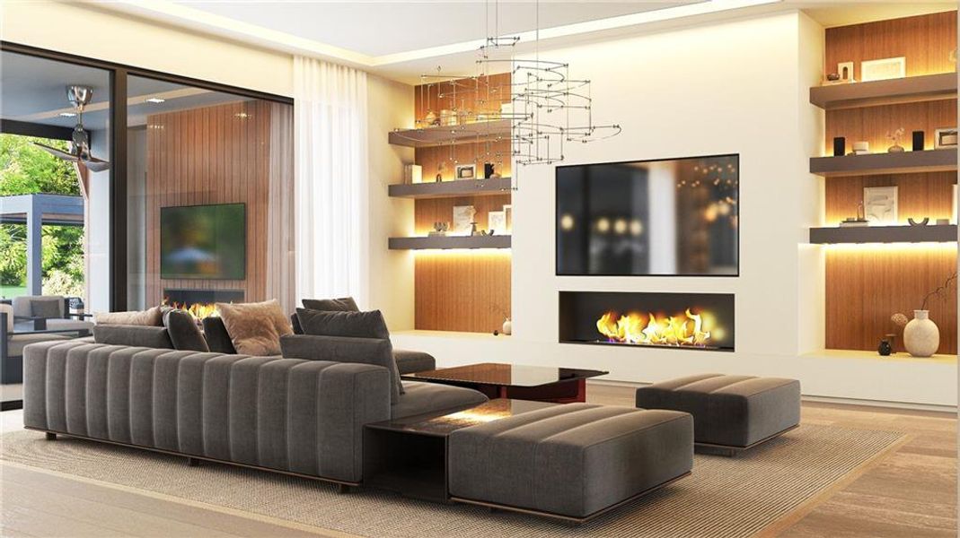 Furnished interior view inside a new home in , Alpharetta (Image 8).