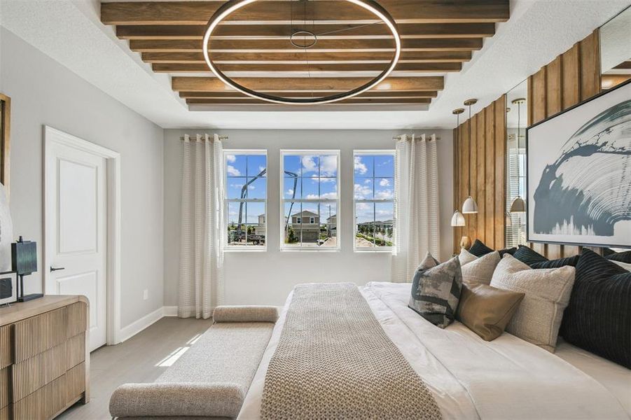 Furnished interior view inside a new home in Lake Star at Ovation, Winter Garden (Image 16).