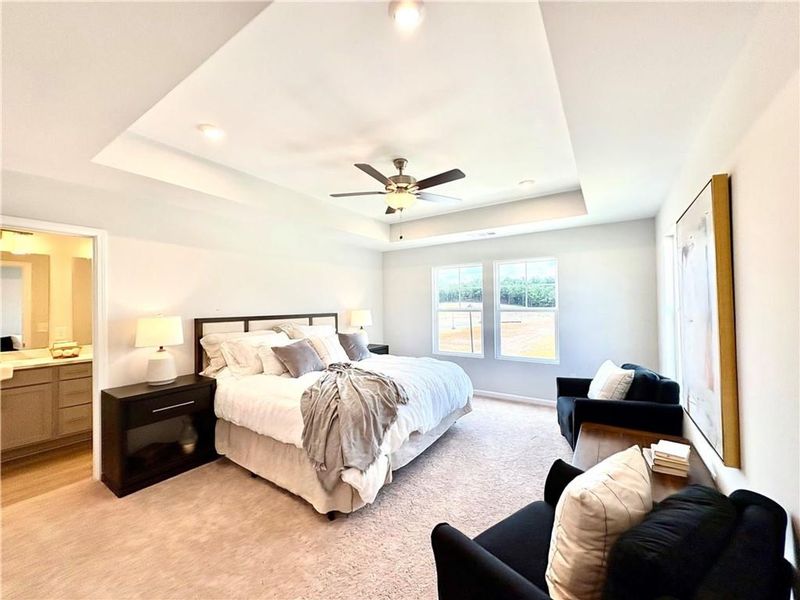 Furnished interior view inside a new home in Stegall Village, Cartersville (Image 32).