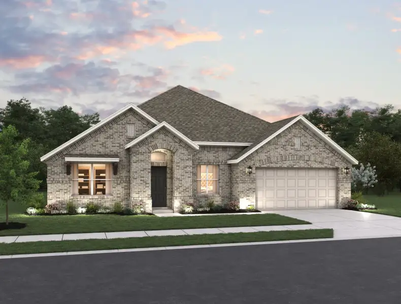 Representative exterior photo of a completed home built from the Avalon III by Ashton Woods in Saddlebrook Ranch, Schertz, TX (Image 7).