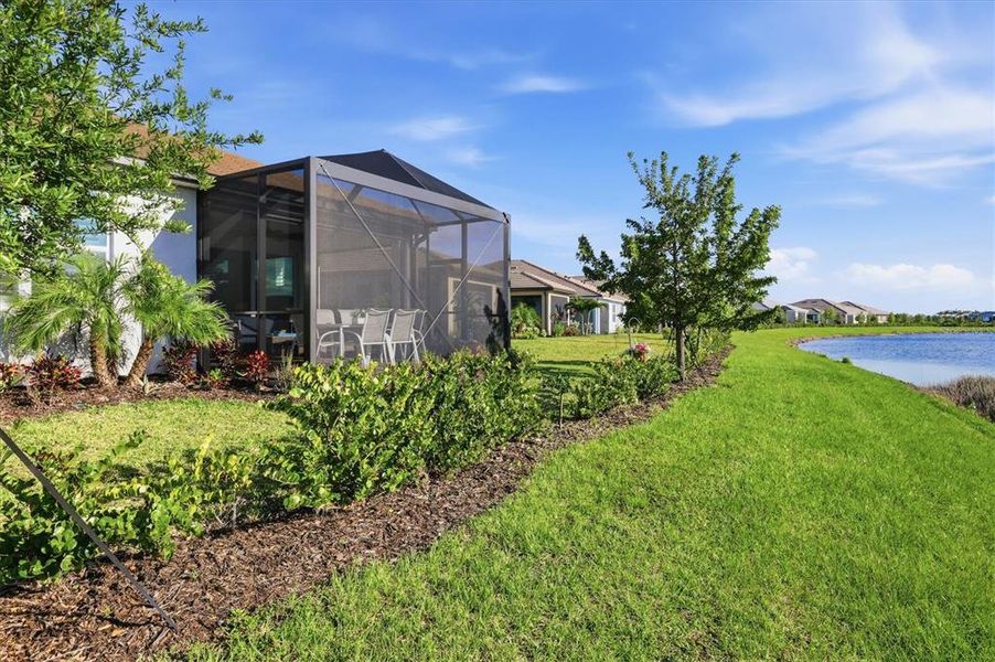 Exterior details and patio area of a home in , Venice (Image 4). Exterior details and patio area of a home in , Venice (Image 4).