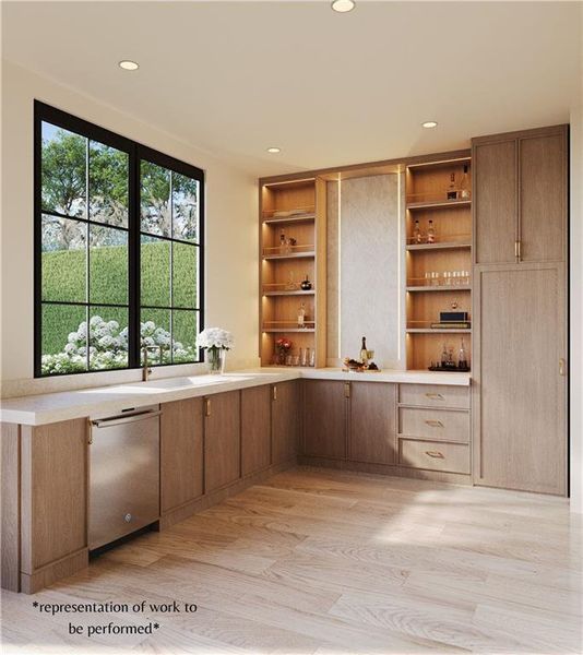 Furnished interior view inside a new home in , Canton (Image 8).
