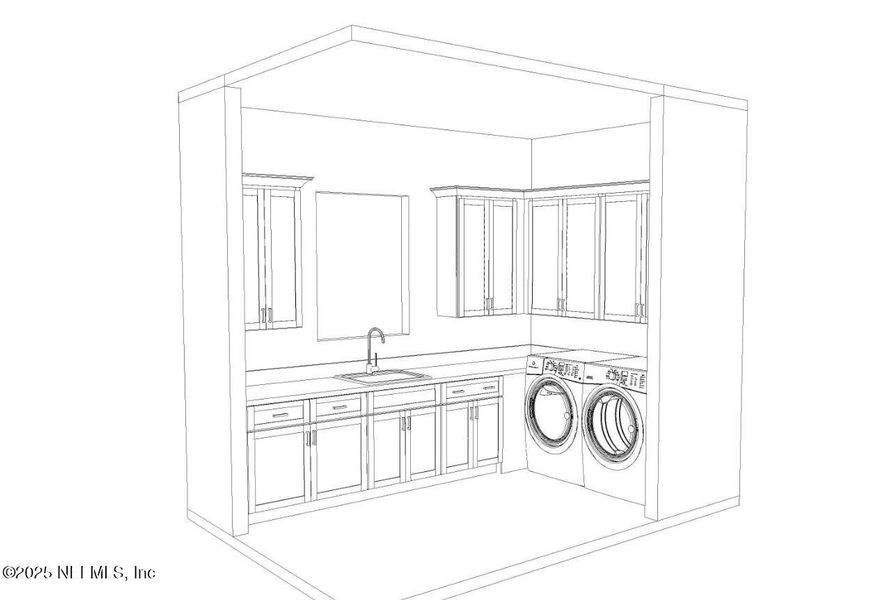 Furnished interior view inside a new home in , St. Augustine (Image 14).