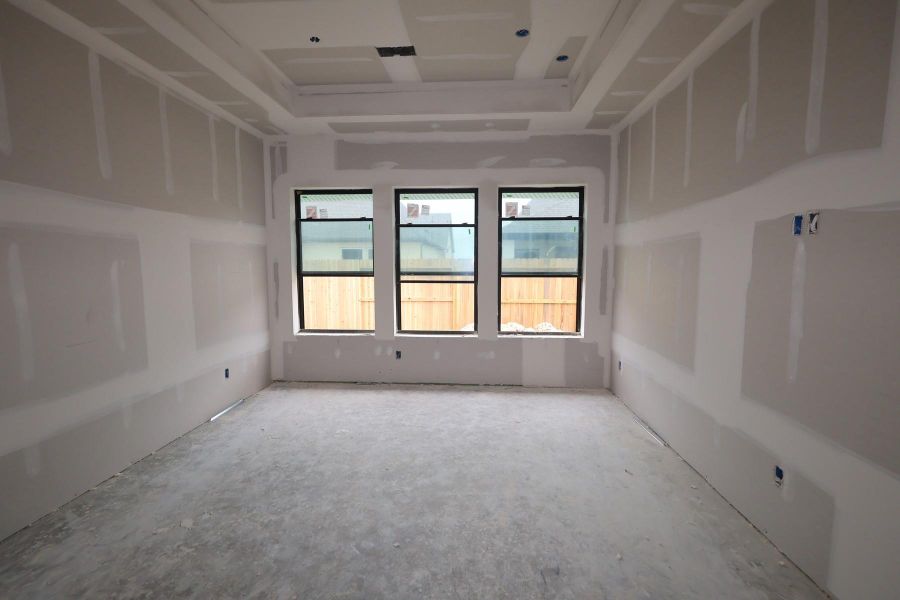 In-progress construction of a new home in Riceland - Enclave Collection, Mont Belvieu, TX (Image 22).