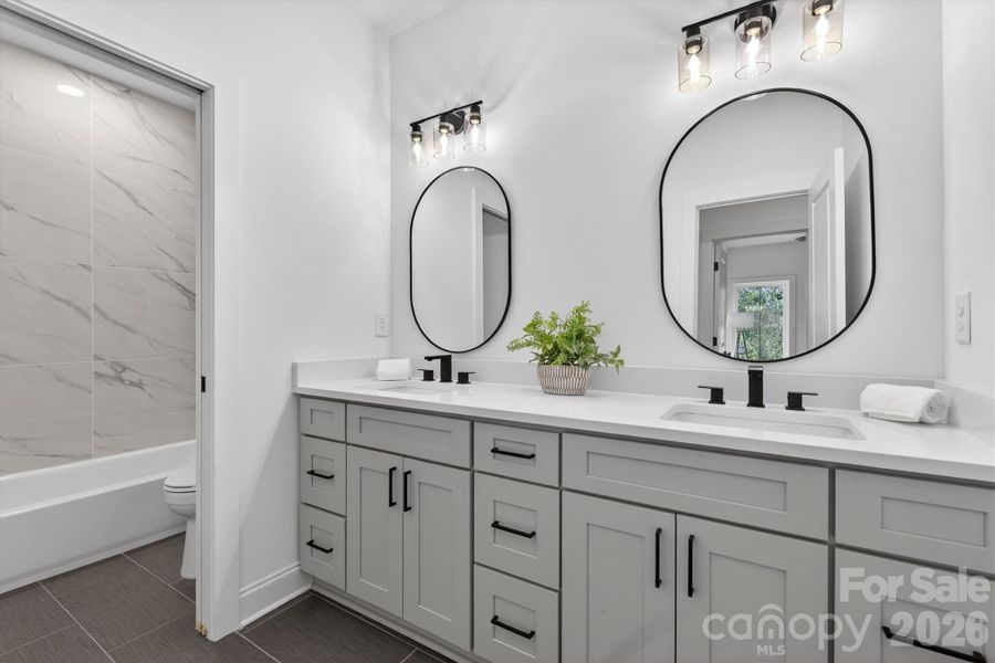 Furnished interior view inside a new home in , Charlotte (Image 27).