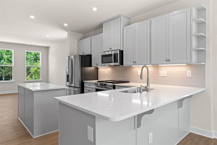 Furnished interior view inside a new home in Ashmore Square, Charlotte (Image 3). Furnished interior view inside a new home in Ashmore Square, Charlotte (Image 3).