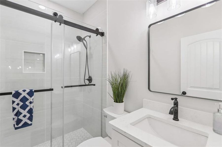 Furnished interior view inside a new home in , Atlanta (Image 14).