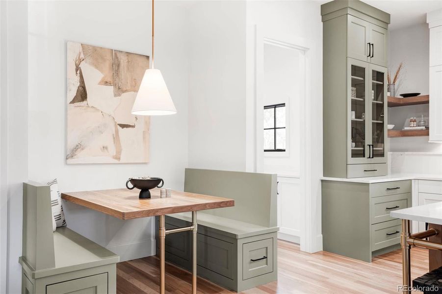 Furnished interior view inside a new home in , Denver (Image 32).