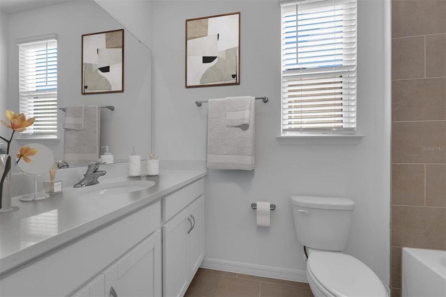 Furnished interior view inside a new home in , Debary (Image 19).