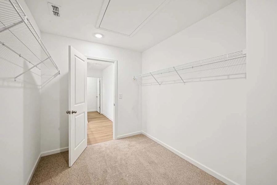 Sample Photo: Primary Bedroom Walk-In Closet