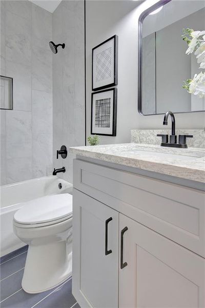 Furnished interior view inside a new home in , Atlanta (Image 29).