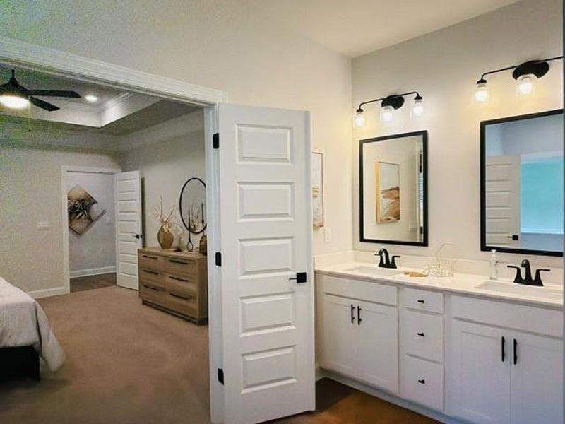 Furnished interior view inside a new home in Tuscany Hills, Douglasville (Image 14).