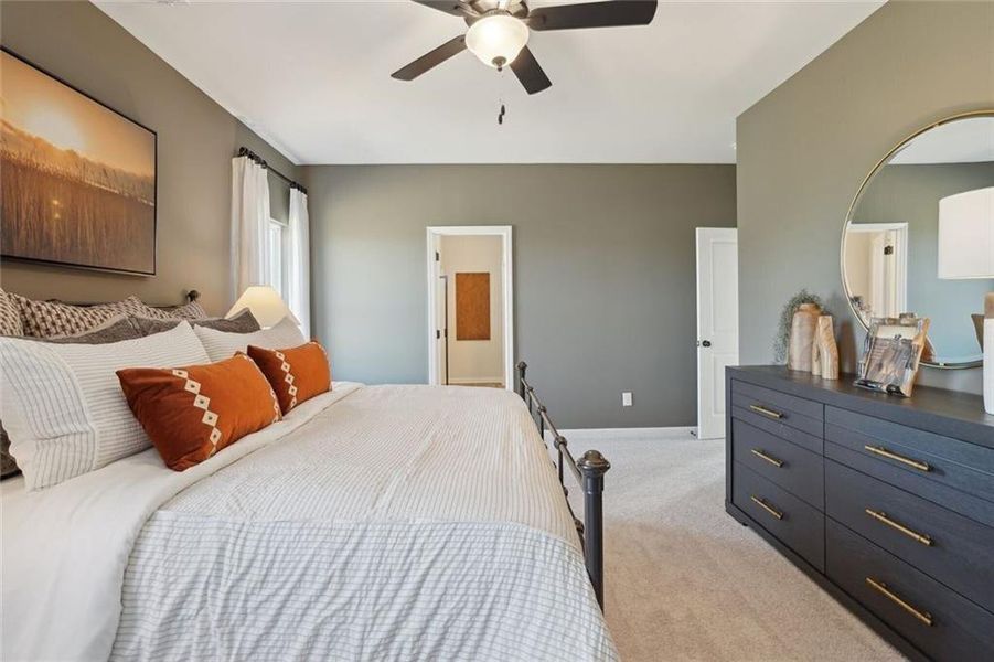 Furnished interior view inside a new home in The Stiles, Cartersville (Image 23).