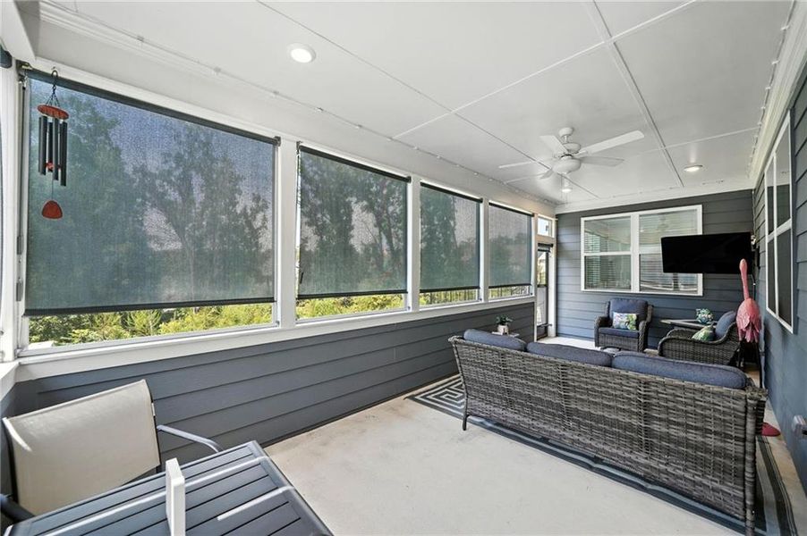Furnished interior view inside a new home in Hickory Bluffs, Canton (Image 13). Furnished interior view inside a new home in Hickory Bluffs, Canton (Image 13).