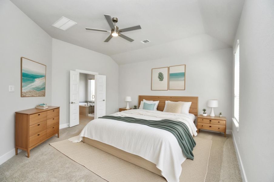 Virtually Staged - Primary Bedroom. Virtually Staged - Primary Bedroom.