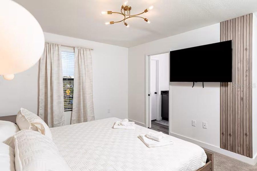 Furnished interior view inside a new home in , Kissimmee (Image 22).