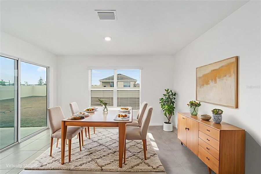 Furnished interior view inside a new home in Ocala Crossings South, Ocala (Image 12). Furnished interior view inside a new home in Ocala Crossings South, Ocala (Image 12).