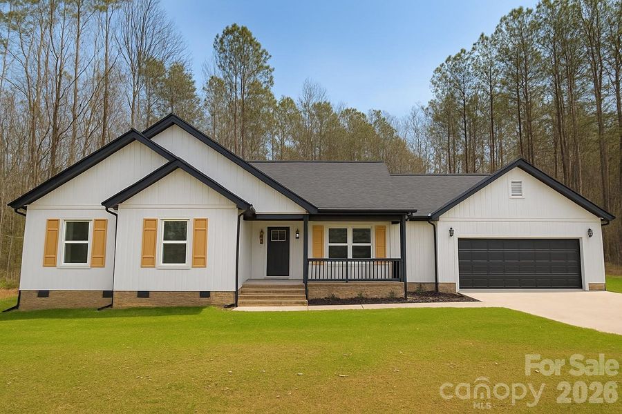 Front exterior of a new home in , Lancaster, SC, highlighting curb appeal (Image 1). Front exterior of a new home in , Lancaster, SC, highlighting curb appeal (Image 1).