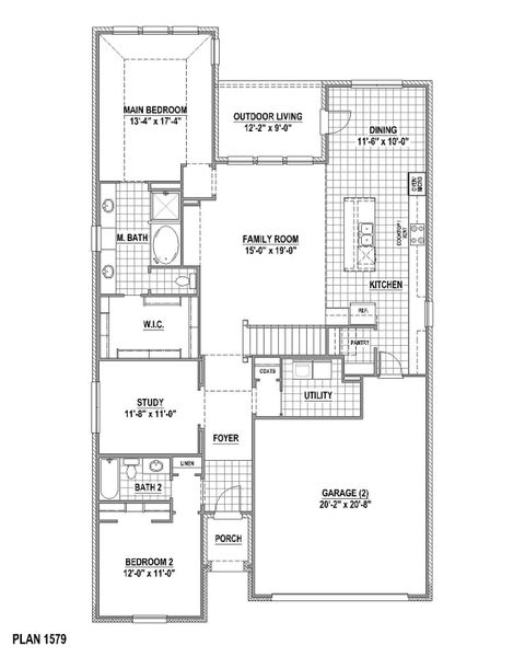 Plan 1579 1st Floor