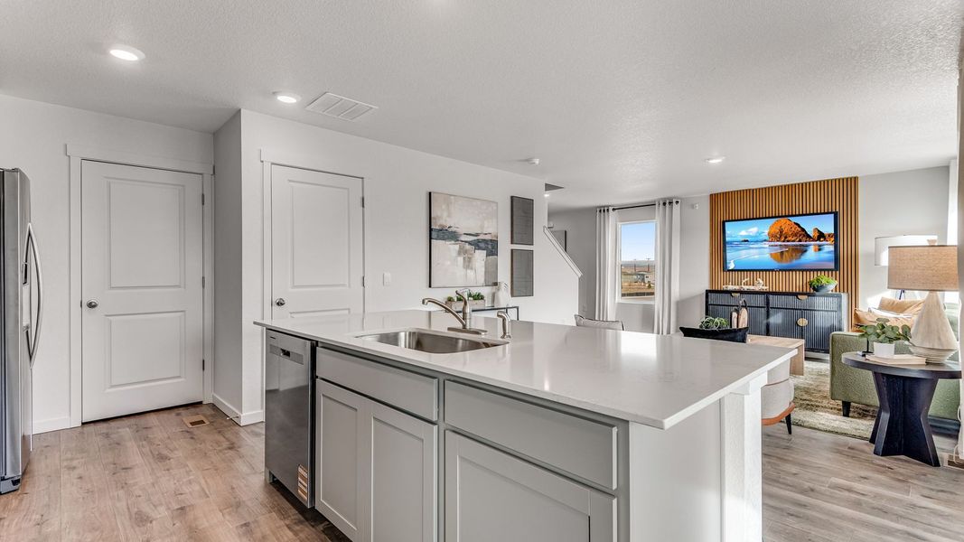 Furnished interior view inside a new home in Ridge at Johnstown, Johnstown (Image 11).