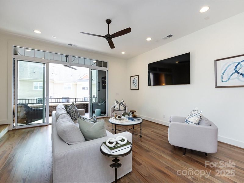 Furnished interior view inside a new home in , Charlotte (Image 9). Furnished interior view inside a new home in , Charlotte (Image 9).