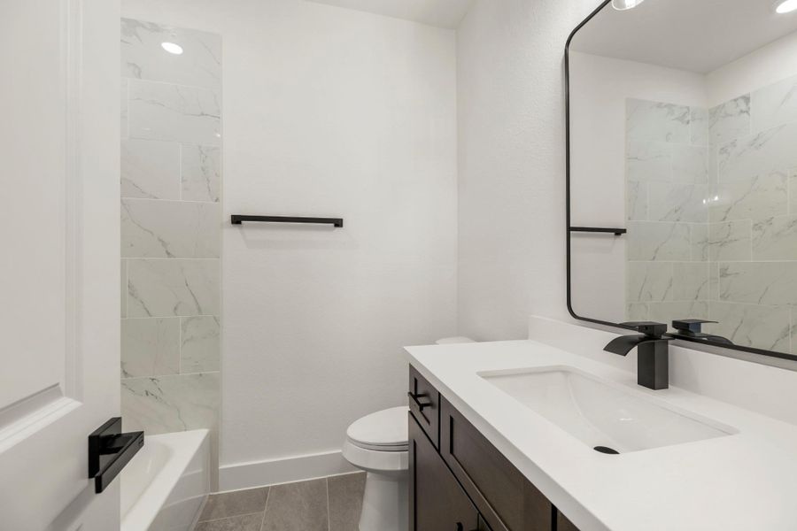 Furnished interior view inside a new home in , Houston (Image 11).