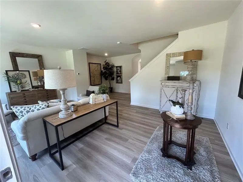 Furnished interior view inside a new home in Old Salem Crossing, Conyers (Image 6).