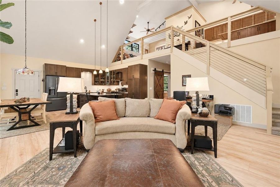 Furnished interior view inside a new home in , Ellijay (Image 33).