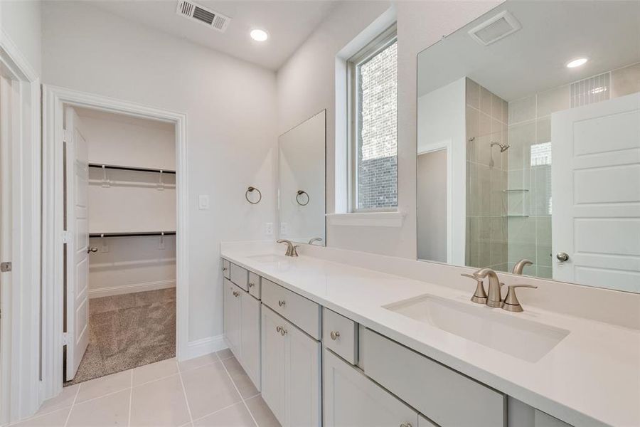 Furnished interior view inside a new home in Villages of Hurricane Creek, Anna (Image 13). Furnished interior view inside a new home in Villages of Hurricane Creek, Anna (Image 13).