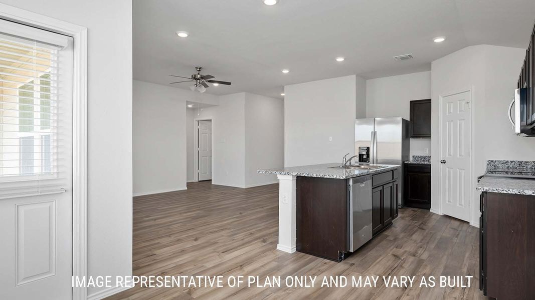 Furnished interior view inside a new home in Pecan Creek, Temple (Image 7).