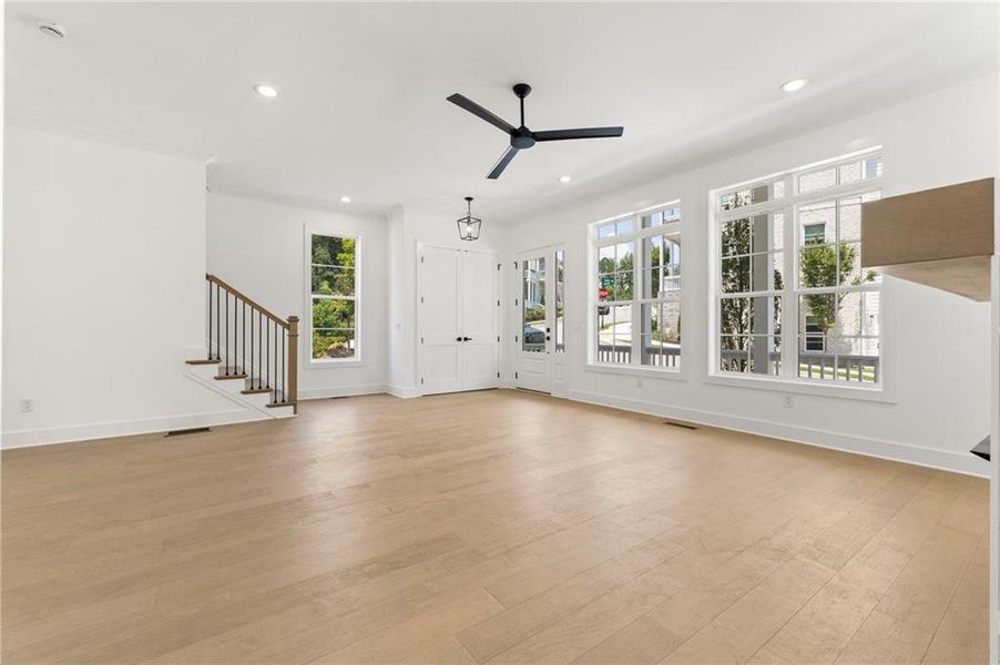 Spacious, unfurnished interior of a new home in Parkside Roswell, Roswell (Image 21). Spacious, unfurnished interior of a new home in Parkside Roswell, Roswell (Image 21).