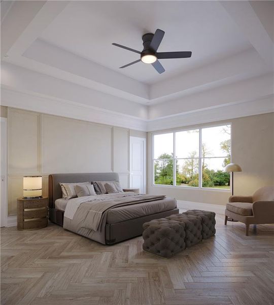 Furnished interior view inside a new home in , Atlanta (Image 6).