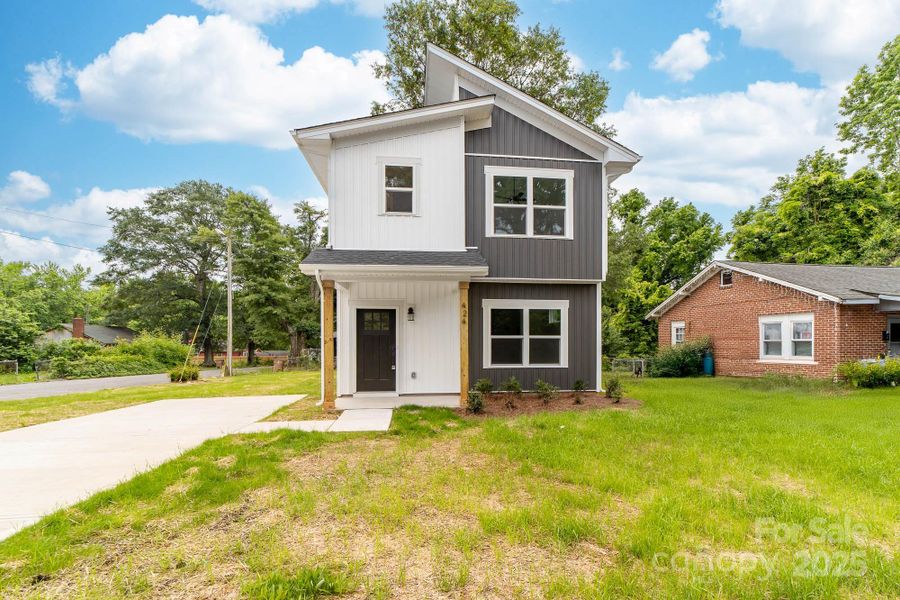 Front exterior of a new home in , Shelby, NC, highlighting curb appeal (Image 2). Front exterior of a new home in , Shelby, NC, highlighting curb appeal (Image 2).