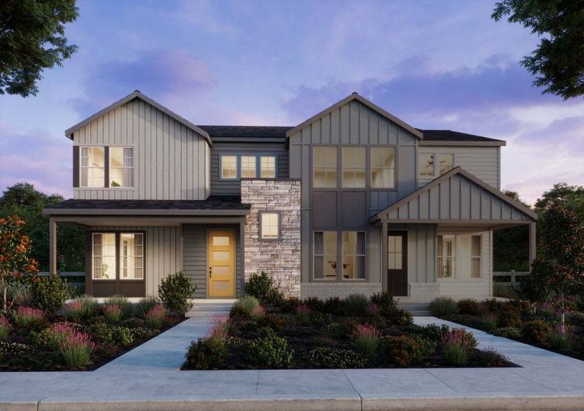 Duet Collection by Trumark Homes at Sterling Ranch | Plan 2 Colorado Farmhouse