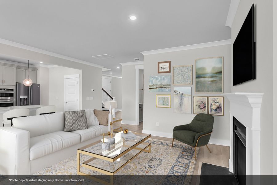 Furnished interior view inside a new home in Pineland Preserve, Summerville (Image 11).