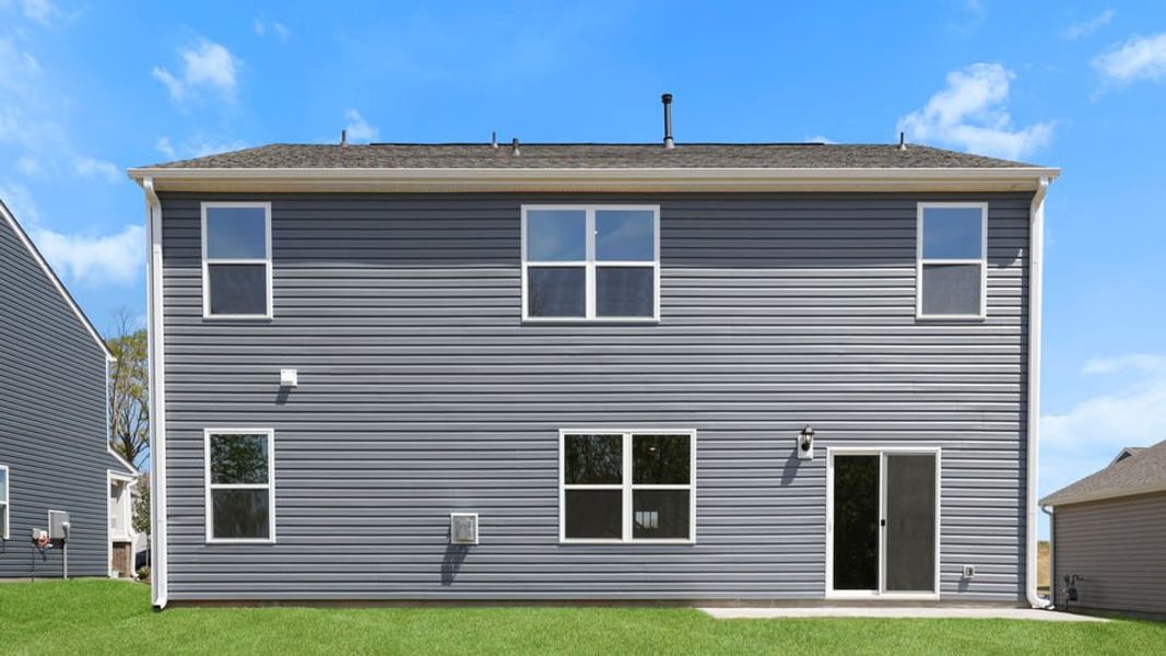 Exterior details and patio area of a home in Sage Grove, Lyman (Image 3).