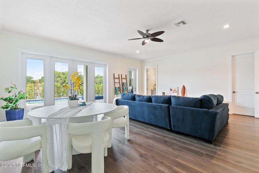 Furnished interior view inside a new home in , Palm Coast (Image 25). Furnished interior view inside a new home in , Palm Coast (Image 25).