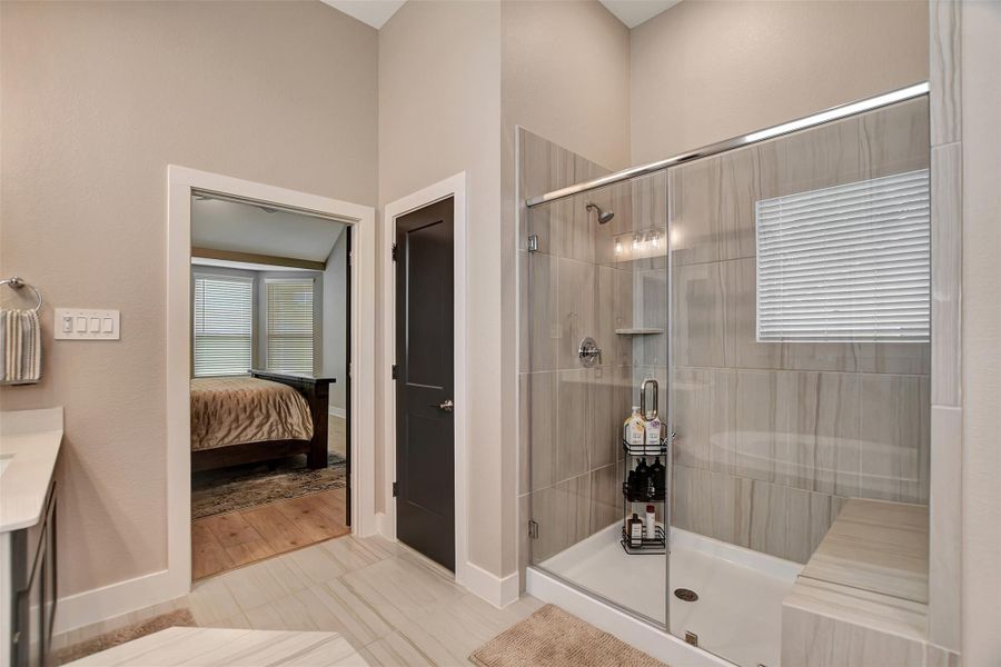 Furnished interior view inside a new home in Lone Star Landing, Montgomery (Image 36).