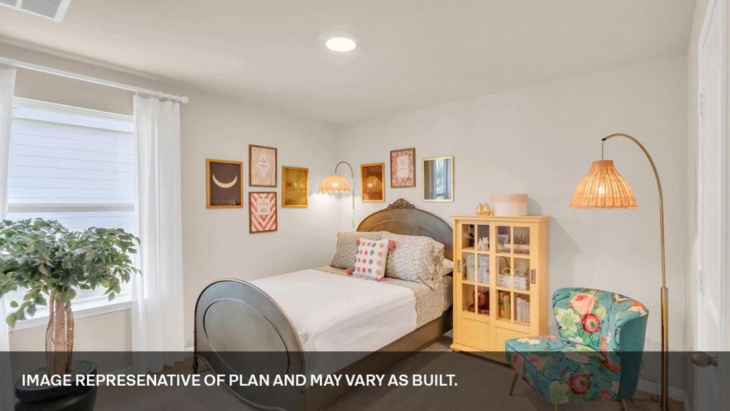 Furnished interior view inside a new home in Southgrove, Kyle (Image 10).