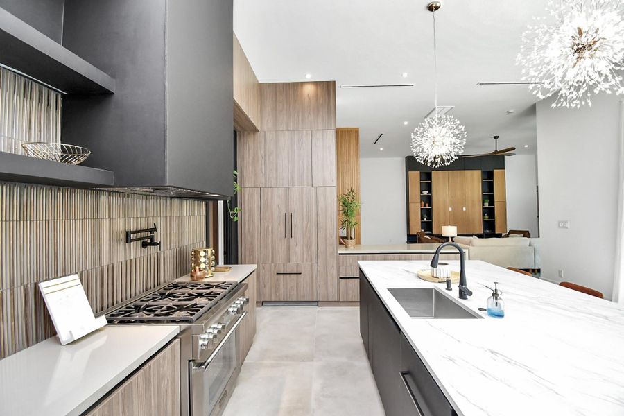 Furnished interior view inside a new home in , Houston (Image 16).