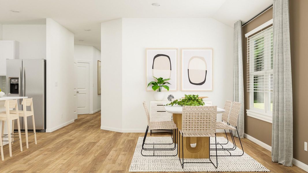 Furnished interior view inside a new home in Lively Ranch: Claremont Collection, Georgetown (Image 8). Furnished interior view inside a new home in Lively Ranch: Claremont Collection, Georgetown (Image 8).