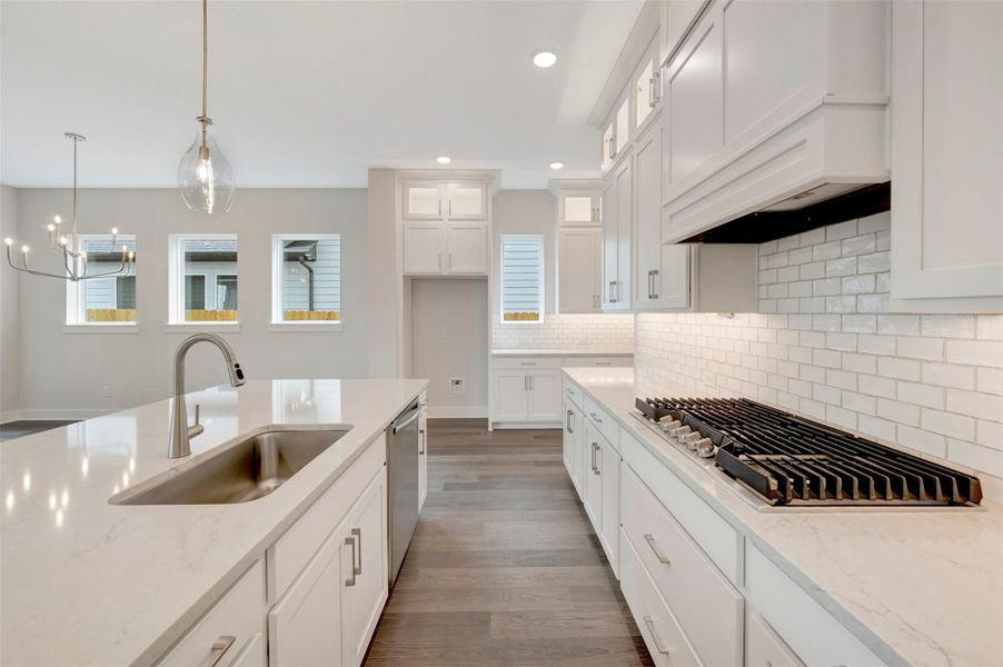 Furnished interior view inside a new home in Elyson 40', Katy (Image 15).