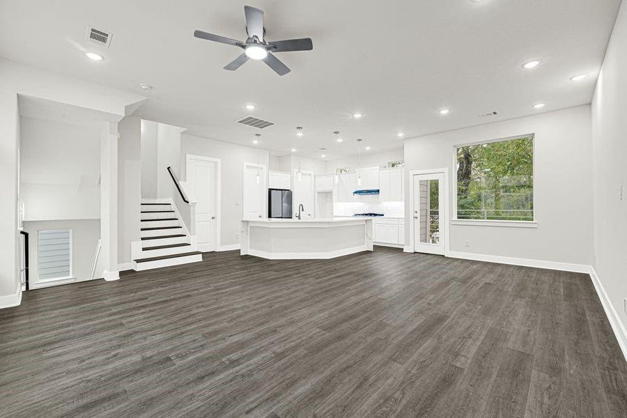 Spacious, unfurnished interior of a new home in , Houston (Image 14). Spacious, unfurnished interior of a new home in , Houston (Image 14).