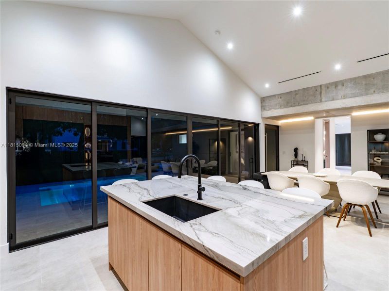 Furnished interior view inside a new home in , Miami (Image 15).