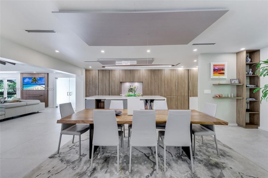 Furnished interior view inside a new home in , Coral Gables (Image 16).