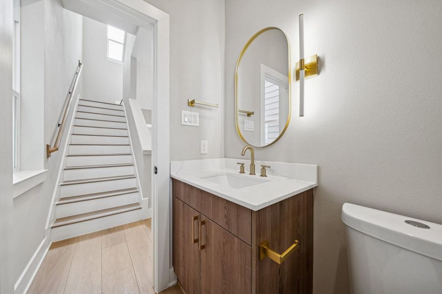 Furnished interior view inside a new home in , Houston (Image 11).